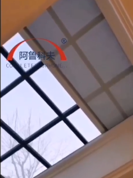 電動陽光房天井搭配電動遮陽視屏
